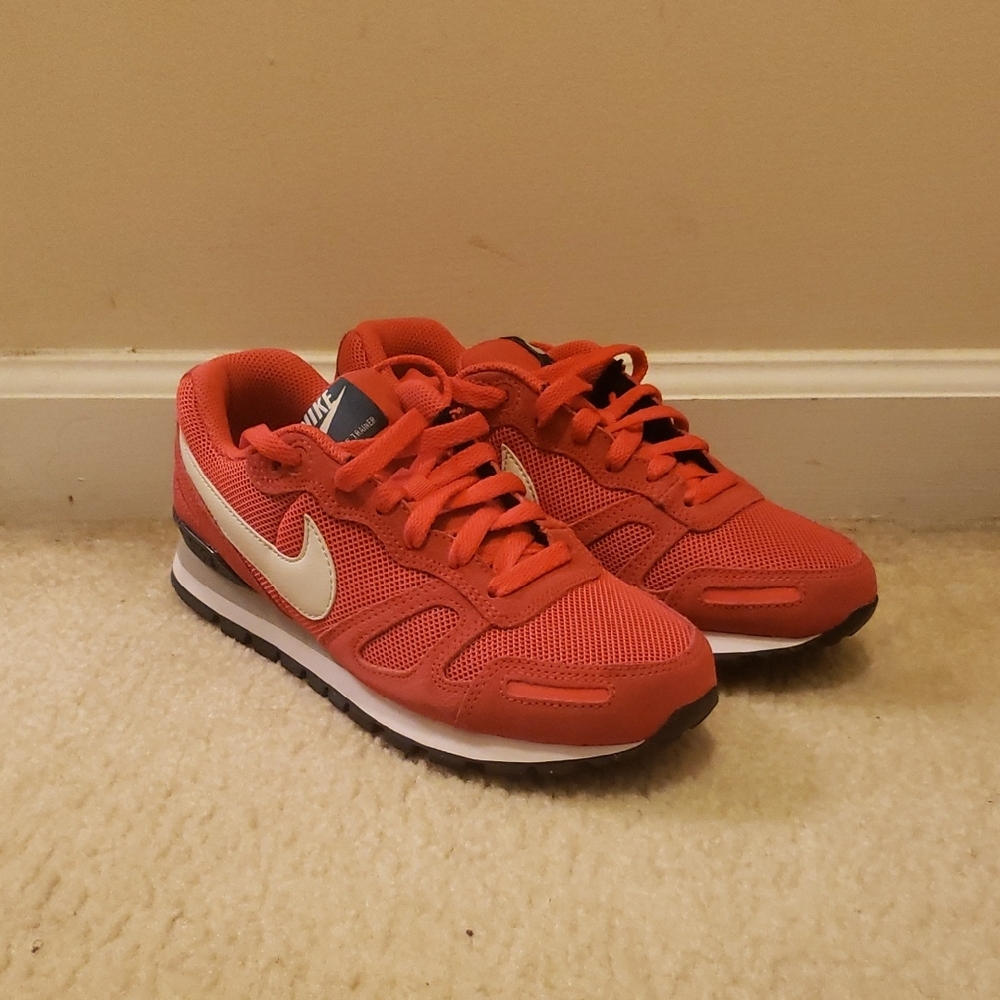 Nike Kids Red and White Sneakers